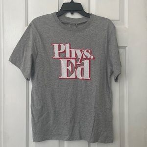 P.E Nation Charger Tee Gray Size XS NEW NWT